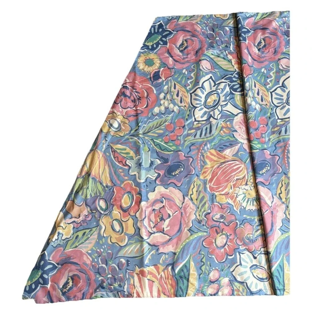 Vintage Cynthia Coulter Floral Valance Panel
